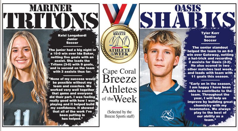 Athletes of the Week | Nov. 22 | Kelsi Longabardi & Tyler Kerr